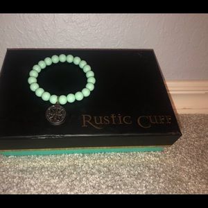 Rustic cuff bracelet + FREE wallet holder!